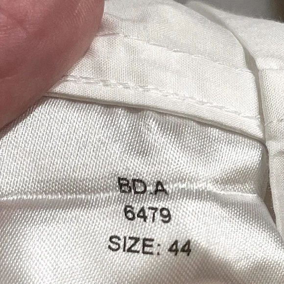 Ganni White Cotton Poplin Tie String Mini Dress Boho Beachy Size 44EU or 14US - Picture 12 of 13